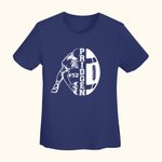 Maillot de Football Américain Personnalisé avec Nom Motif Joueur Cadeau Anniversaire Noël pour Amoureux de Sport