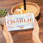 Personalisierte Hund Haustier behandeln Lagerung Container