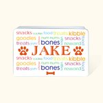 Personalisierte Hund Haustier behandeln Lagerung Container