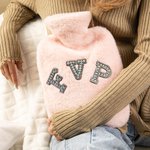 Personalisierte Wärmflasche mit weichem Fleecebezug