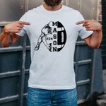 Maillot de Football Américain Personnalisé avec Nom Motif Joueur Cadeau Anniversaire Noël pour Amoureux de Sport