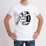 Maillot de Football Américain Personnalisé avec Nom Motif Joueur Cadeau Anniversaire Noël pour Amoureux de Sport