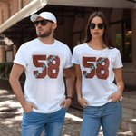 Personalised Football Number T-Shirt for Sport Lover