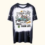 Personalised Farm Animals Crew Neck Unisex T-shirt
