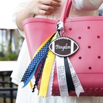 Personalized  Football Charm Accessories for Bogg Bag