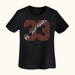 Personalised Football Number T-Shirt for Sport Lover