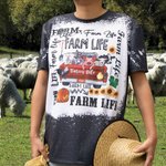 Personalised Farm Animals Crew Neck Unisex T-shirt