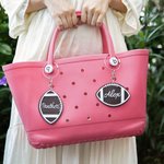 Personalized  Football Charm Accessories for Bogg Bag