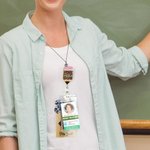 Gepersonaliseerde Glitter Luipaard Print Pencil Apple Regenboog kralen sleutelkoord en tas Tag Set terug naar school Waardering Gift voor leerkracht