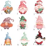 Lata de galletas de metal enana gnoma de Navidad personalizada