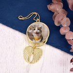 Gepersonaliseerde engel vleugels hanger met foto