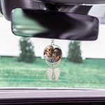 Gepersonaliseerde engel vleugels hanger met foto