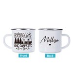 Personalisierte Camping-Emaille-Becher Making Memories One Campsite At a Time
