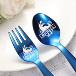 Set di posate personalizzato della serie Jurassic Dinosaur, regalo per bambini