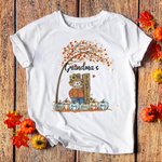 Personlig höstpumpa T-shirt Familj T-shirt Mormor T-shirt