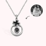 Lucky Four-leaf Clover Photo Projection Necklace