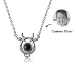 Henkilökohtainen Photo Projection 100 Kielet rakastan sinua Projection Cow kaulakoru