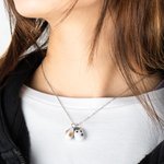 Personalized Cute Enamel Tiny 1-9 Cats Necklace Birthday Anniversary Gift for Her