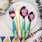 Set di posate da camion personalizzate per bambini
