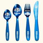 Personalized Extreme Stunt Truck Theme Cutlery Set Gift for Kids