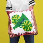 Personalisierte Ballspiel Cheerleading Pailletten Kissen Kissenbezug Geschenk für Sportliebhaber