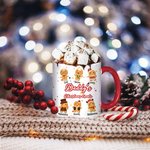 Personalisierte Lebkuchenpuppe Weihnachtsbecher