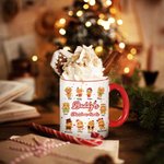 Personalisierte Lebkuchenpuppe Weihnachtsbecher