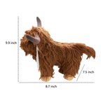 Highland Cow Stuffed Animal with Personalised Ear Tag Plush Toy