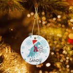 Gepersonaliseerd Keramisch Kerst Ornament