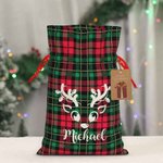 Sac cadeau de Noël personnalisé avec étiquettes pour la décoration de Noël