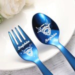 Personalized highland Cow Cutlery Sets Gift