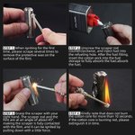 Personalized Dragon's Breath Immortal Lighter Fire Starter Permanent Match Keychain Birthday Halloween Gift for Men