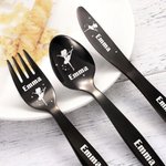 Personalized Ballet Cutlery Set Gift for Kids