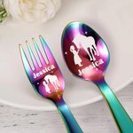 Personalized Horse Cutlery Sets Gift for Horsegirls and Horseboys