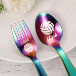 Personalisierte Volleyball-Besteck-Sets Geschenk