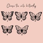 Personalized Butterfly Cutlery Set Gift for Kids