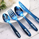Personalized Butterfly Cutlery Set Gift for Kids