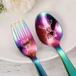 Personalized  Baseball Cutlery Sets Gift