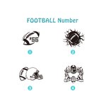 Personalized  Football Cutlery Sets Gift for Football Players