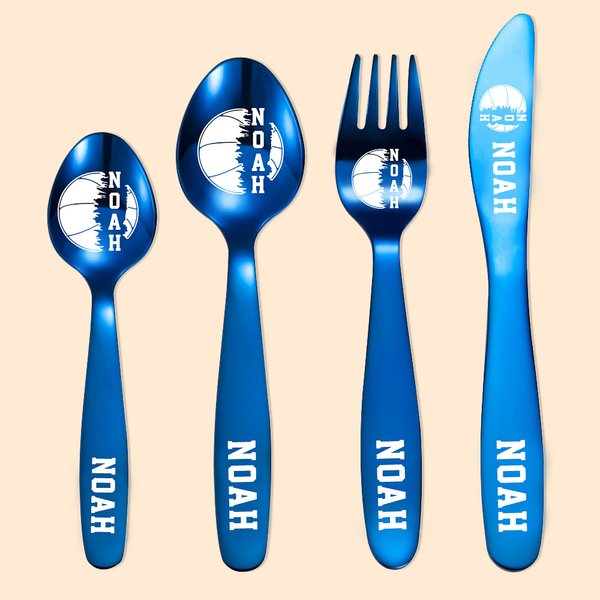 Personalized  Basketball Cutlery Sets Gift