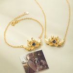 Gepersonaliseerde Paw Pet met Vleugel Gedenk ketting met foto