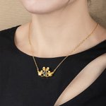 Gepersonaliseerde Paw Pet met Vleugel Gedenk ketting met foto