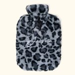 Personlig 2L varmvattenflaska med namnbroderi och mjukt fleeceöverdrag Födelsedag vintergåva till familj och vän