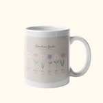 Personalized Birth Month Flower Grandma's Garden