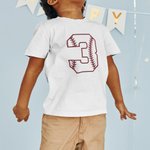 Gepersonaliseerd Honkbal Softbal Nummer Unisex T-shirt voor Vrouwen Mannen Jongens Meisjes