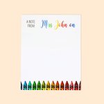 Personalized Teacher Notebook with Name for Gratitude Gift