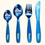 Personalized Engineering Vehicle Cutlery Set Gift for Kids