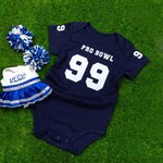 Personalized Sports Football Design Jersey Onesie with Name Number and Team Logo 100% Cotton Gift for Baby