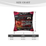 Personalized All I Want Is You  Just Remember I Love You Pillow Cover for Lover