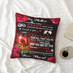 Personalized All I Want Is You  Just Remember I Love You Pillow Cover for Lover